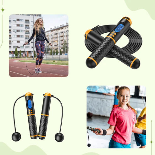 JumpFit™ Cordless Digital Jump Rope