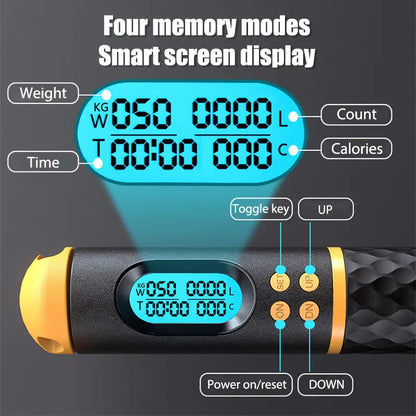 JumpFit™ Cordless Digital Jump Rope