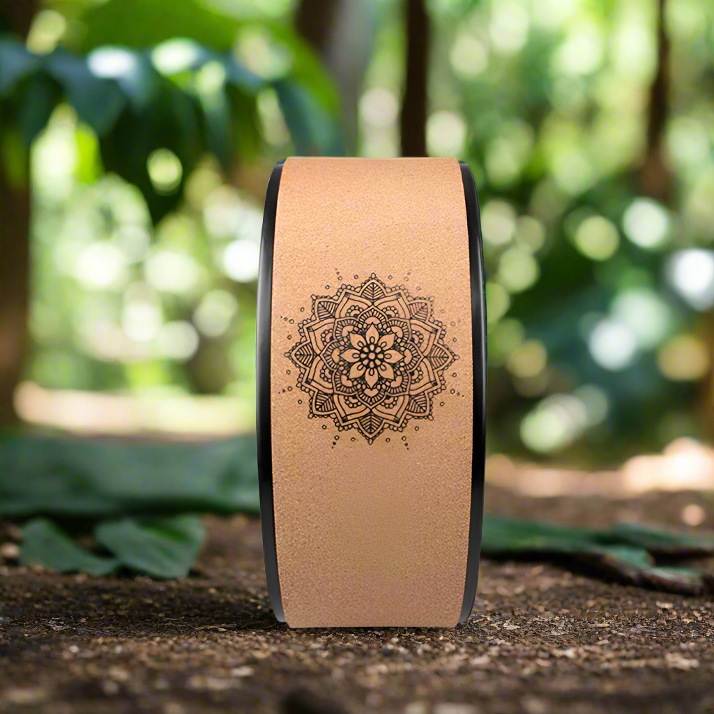 WoodFlow™ Anti-Slip Wooden Yoga Wheel