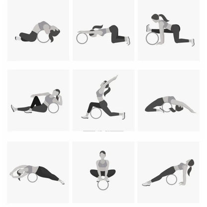 WoodFlow™ Anti-Slip Wooden Yoga Wheel