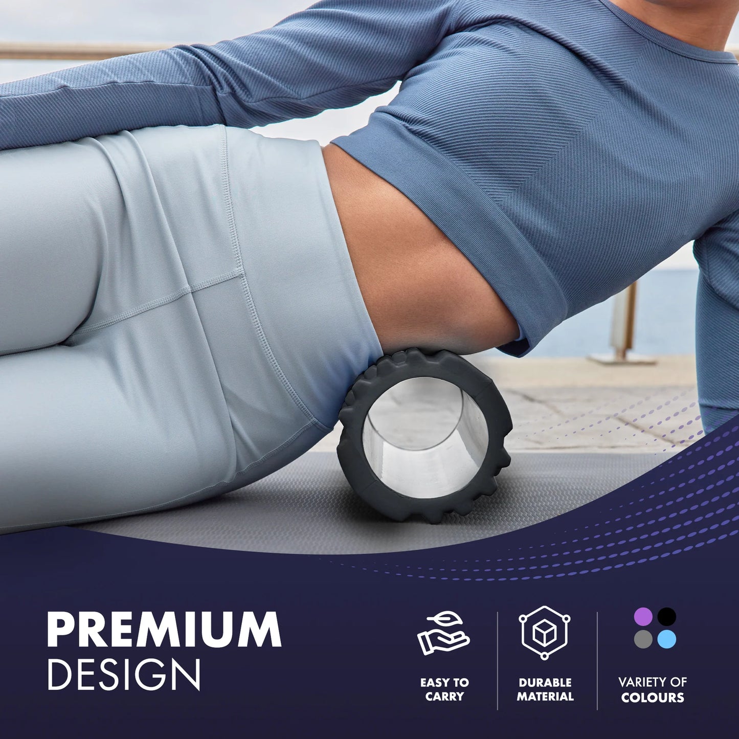 FlexRoll™ Yoga Foam Roller