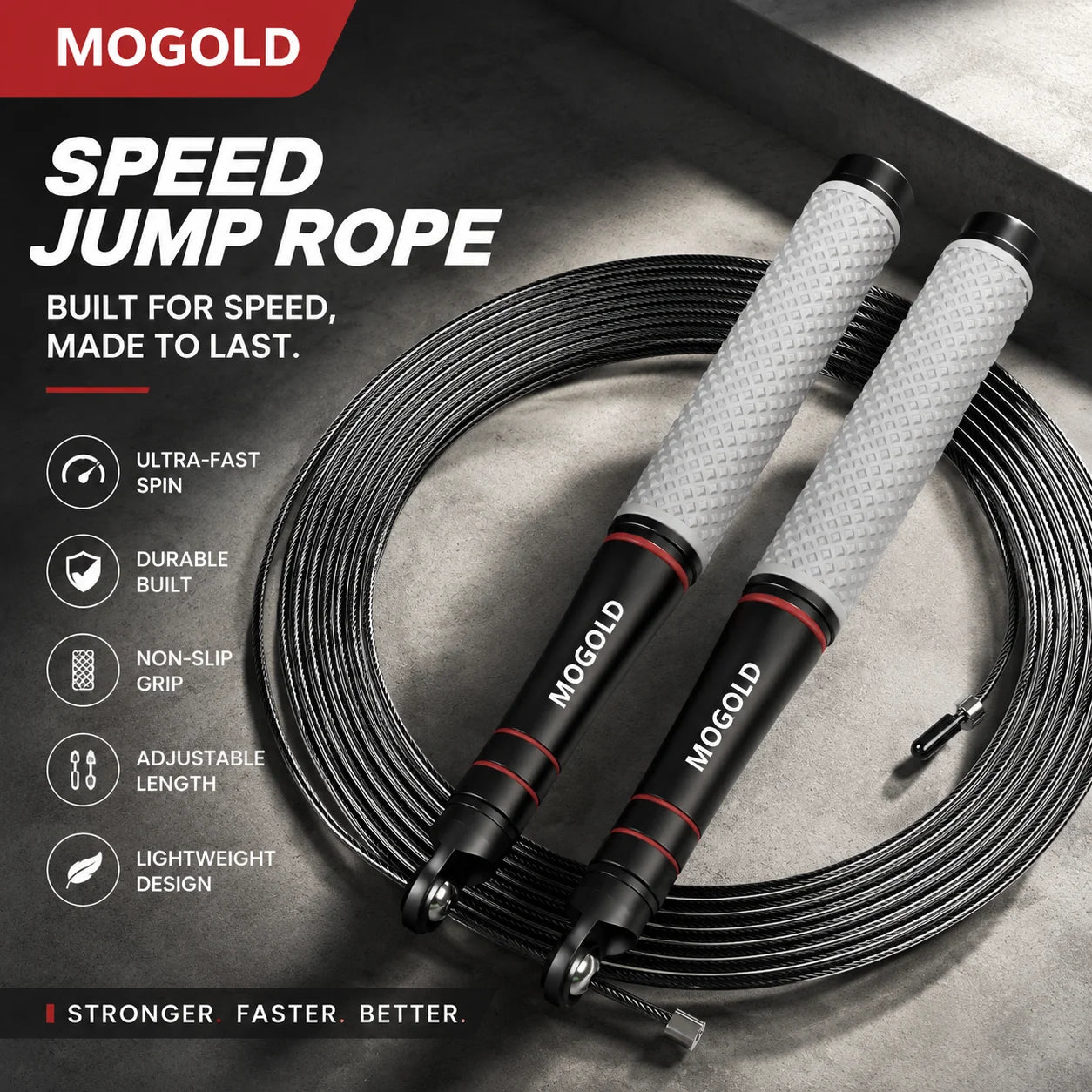 SpeedPro™ Performance Jump Rope