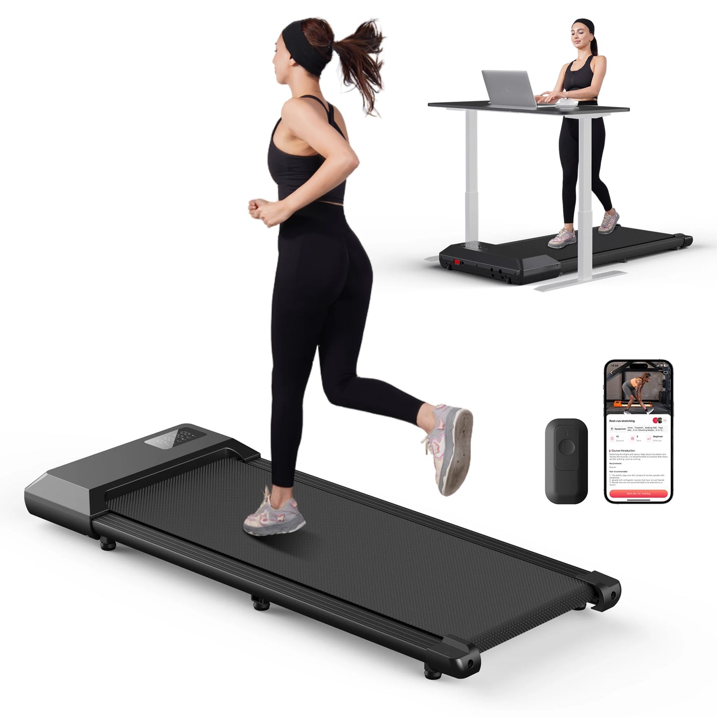 Smart LCD Walking Pad Treadmill