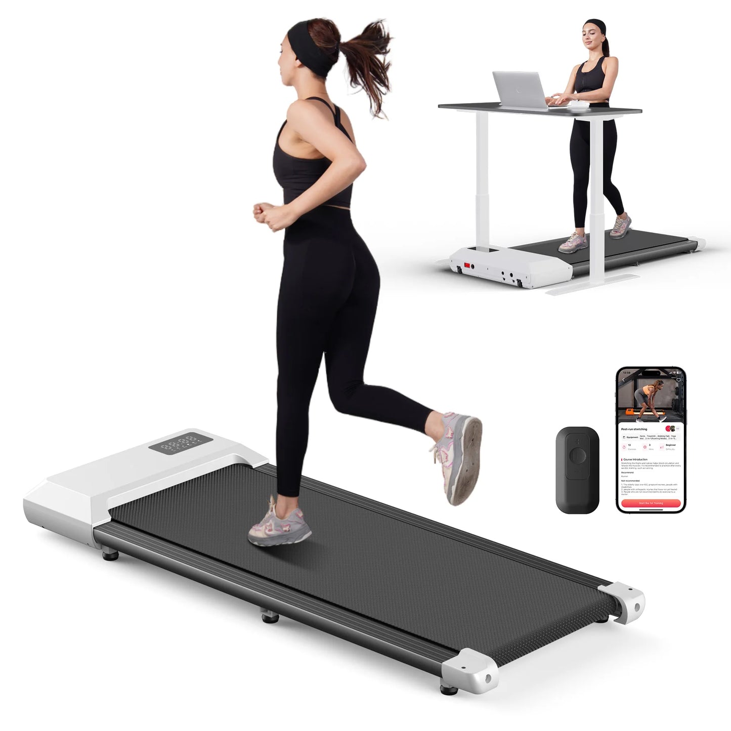 Smart LCD Walking Pad Treadmill