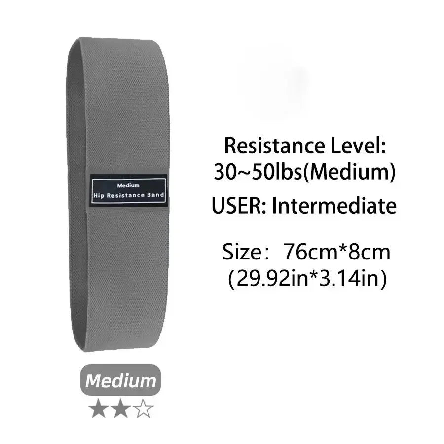 GluteFlex™ Fabric Hip Resistance Bands