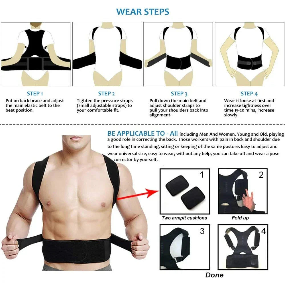 Magnetic Posture Corrector Support