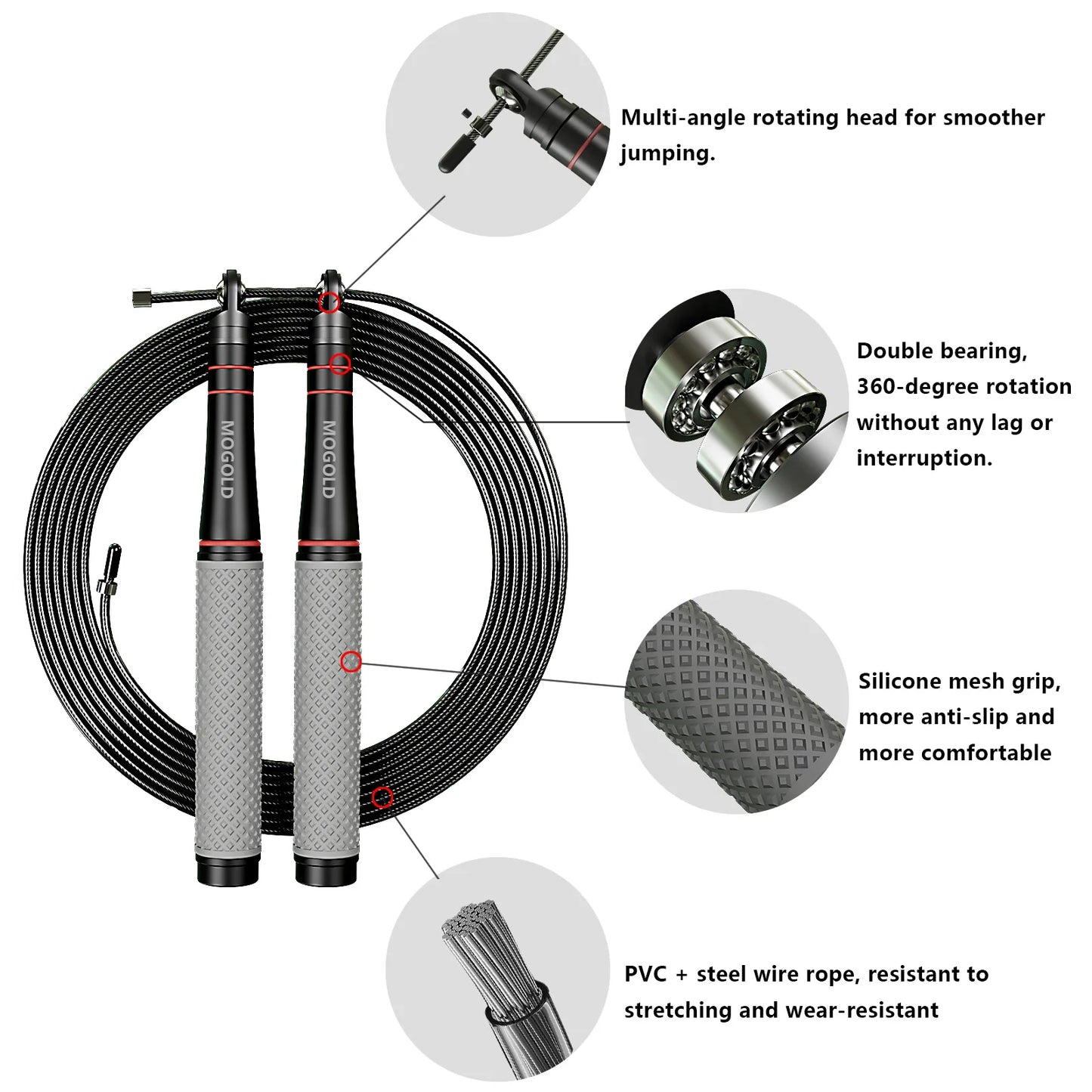 SpeedPro™ Performance Jump Rope