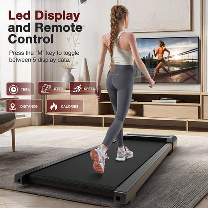 StrideFlex™ Smart LCD Walking Pad Treadmill