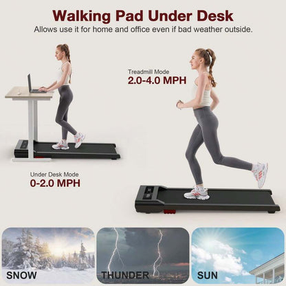 StrideFlex™ Smart LCD Walking Pad Treadmill