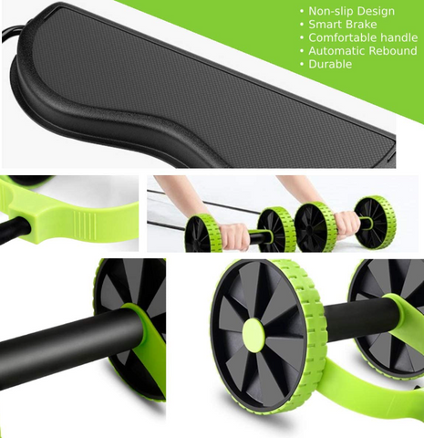 PowerRoll™ Double Wheel Ab Roller