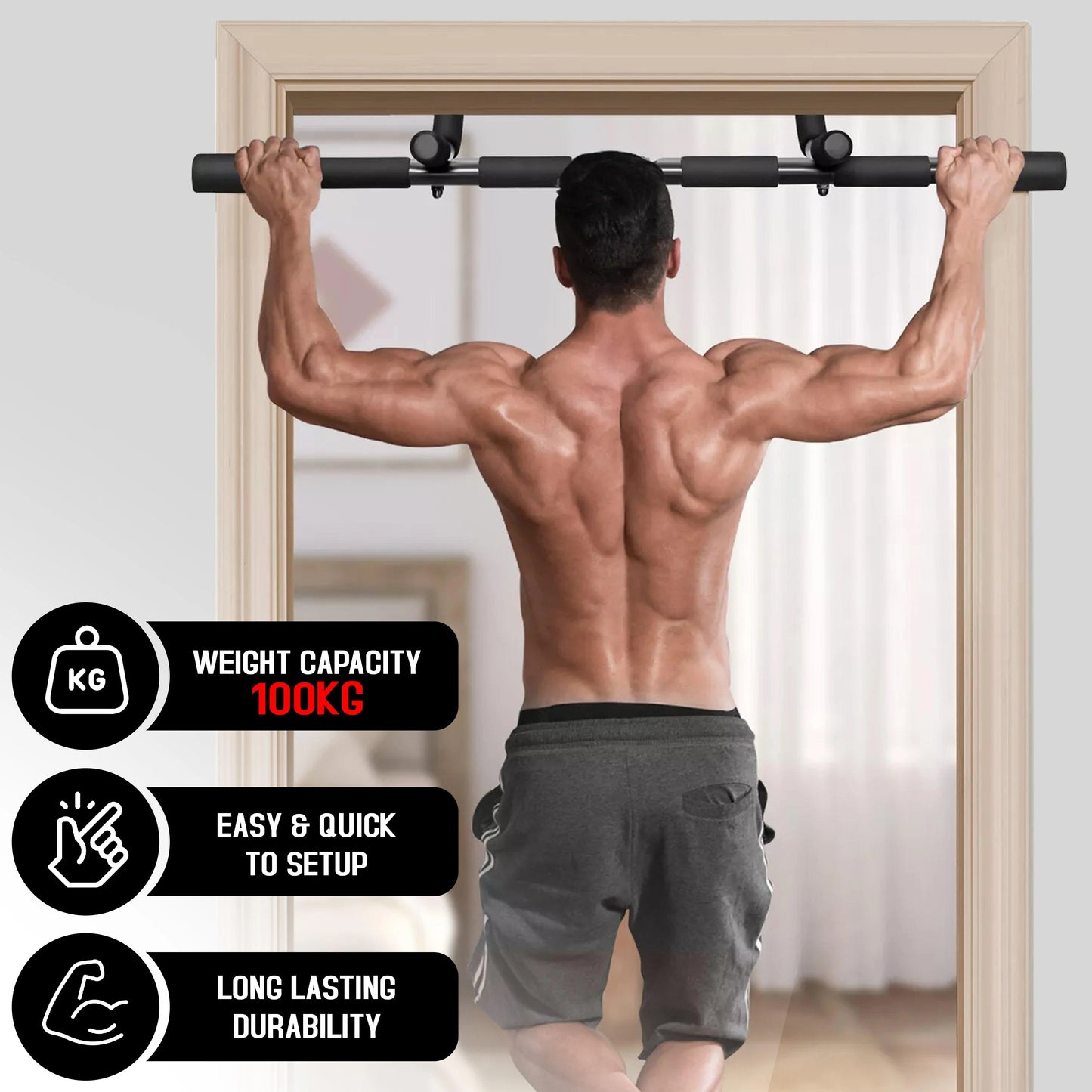 PowerGrip™ Door Pull-Up Bar