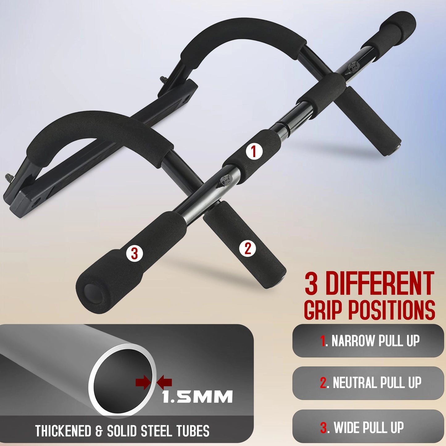 PowerGrip™ Door Pull-Up Bar
