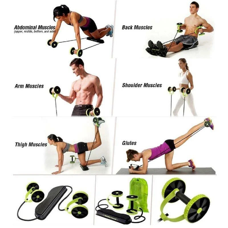 PowerRoll™ Double Wheel Ab Roller